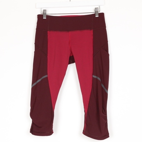 Lululemon Crop Running Leggings - Picture 1 of 8